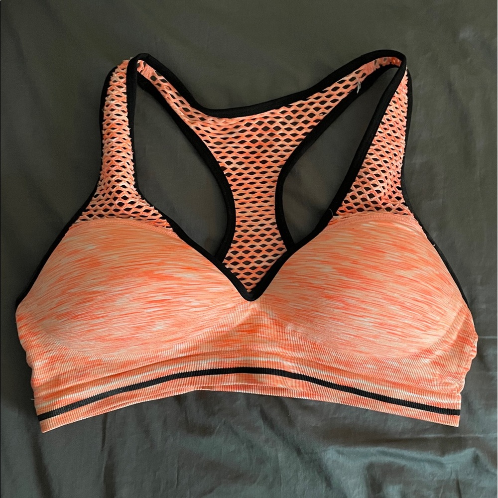 Neon Pink PINK Seamless Push Up Bra